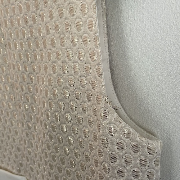 Gymboree Gold and Cream Brocade Dress Size 7 - Picture 8 of 10